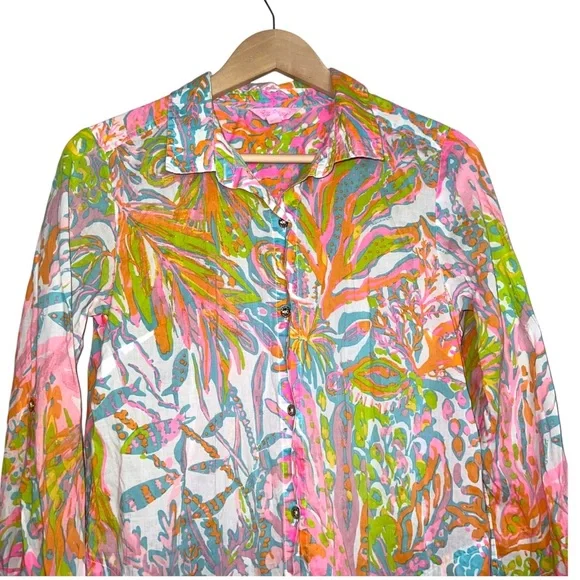 Lilly Pulitzer Jupiter Island in Scuba to Cuba Tunic - Picture 5 of 13